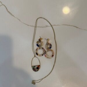 LOFT Multicolor Hoop Earrings